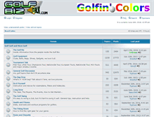 Tablet Screenshot of golfbiztalk.com